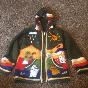 Boys knitted hoody NEVER WORN